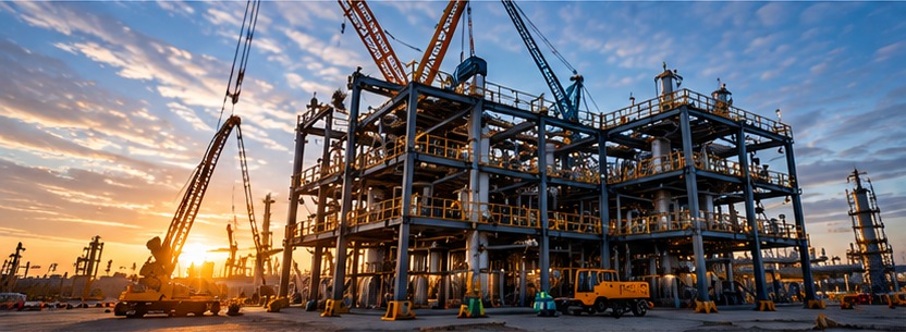 Industrial construction project